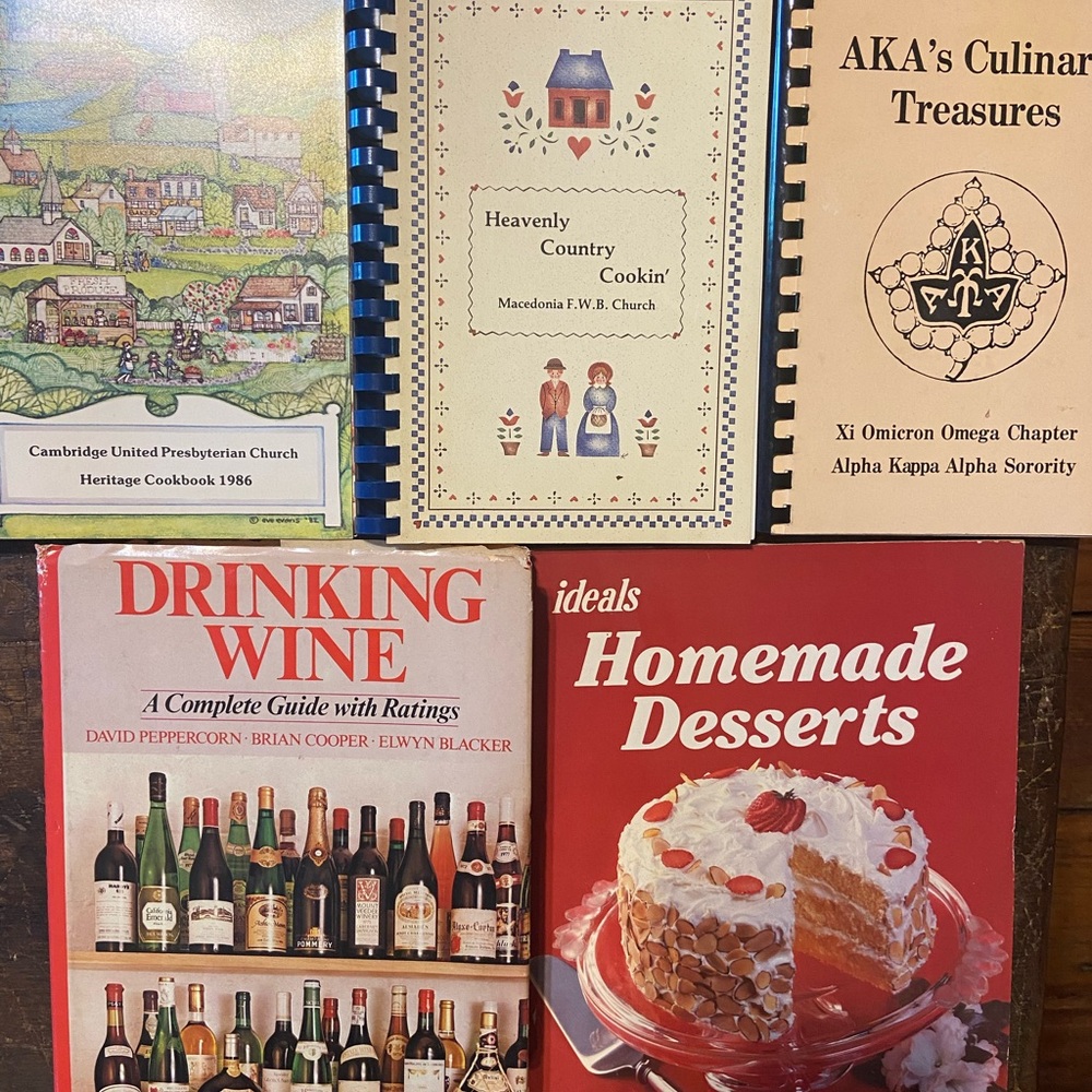 Book Bundle Set of 5 Cookbooks